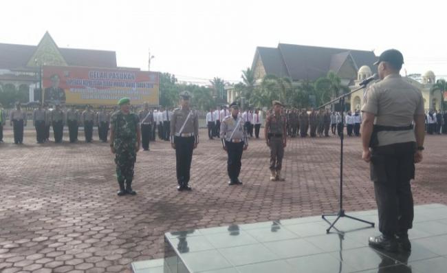 Operasi Zebra Muara Takus 2019 Kapolres Bengkalis Gelar Apel