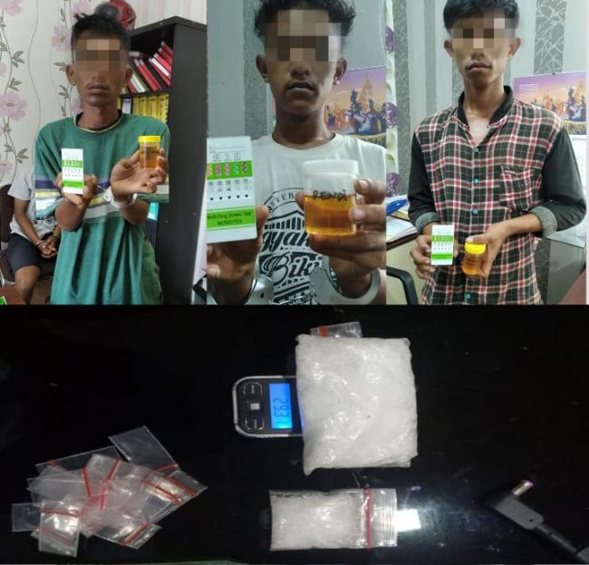 Usai di Bekuk Pelaku Curas Diketahui Positif Mengkonsumsi Narkoba