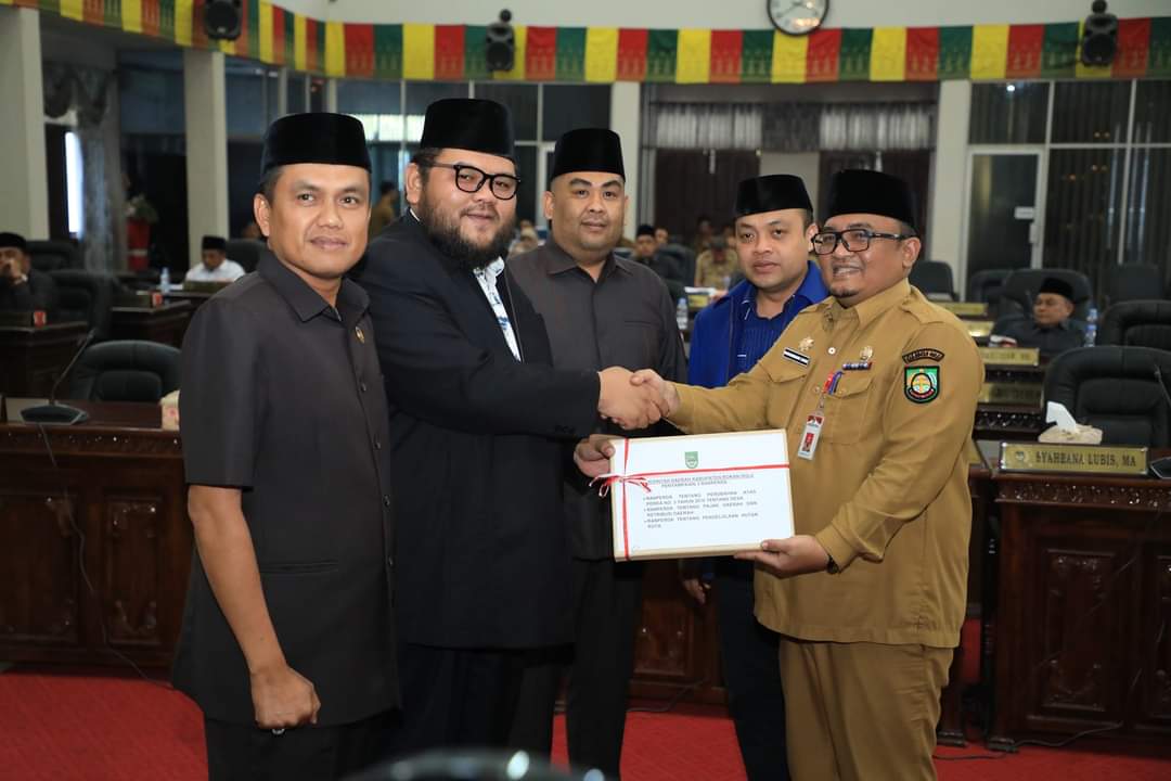 Dprd Terima Usulan Tiga Ranperda dari Pemkab Rohul