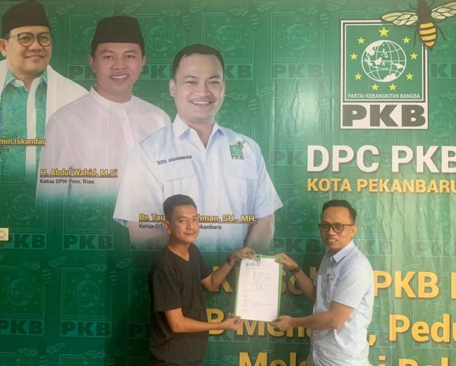 Berniat Berkontribusi Membangun Kota Pekanbaru, Fadila Saputra Daftar Jadi Caleg PKB Pekanbaru
