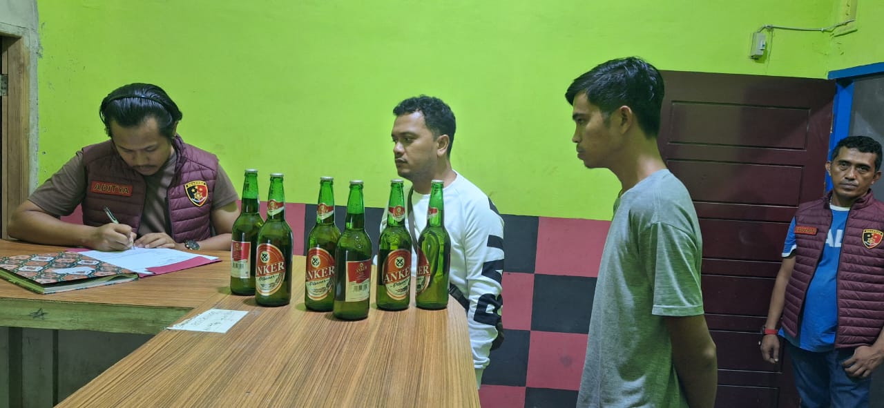Kegiatan Rutin Yang Ditingkatkan (KRYD) Polres Rohul Antisipasi Kriminalitas Dan Peredaran Miras