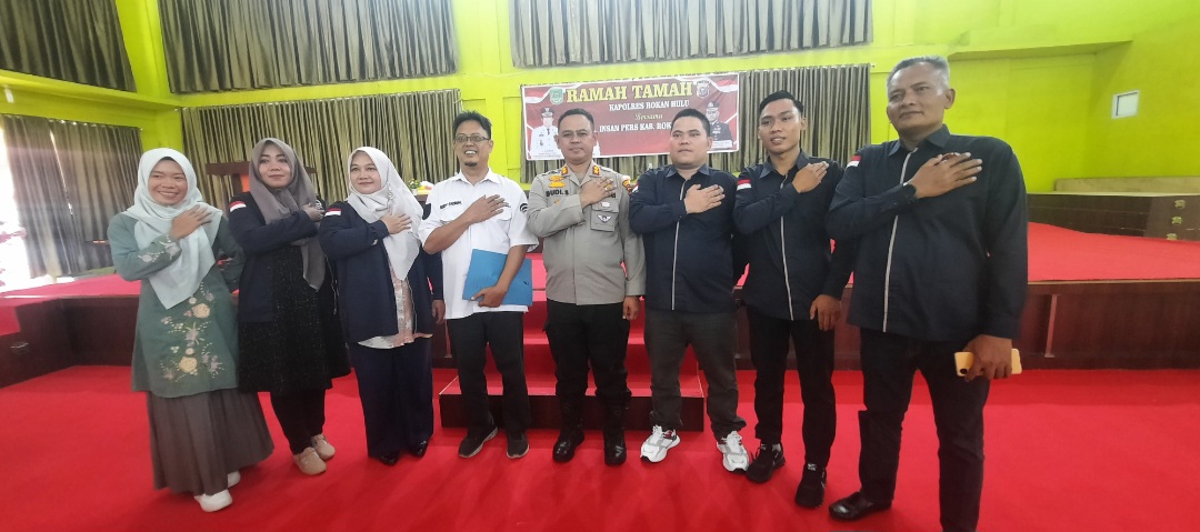 Kapolres Baru AKBP Budi Setiyono SIK MH Minta Insan Pers Rohul Turut Dukung Jaga Kamtibmas
