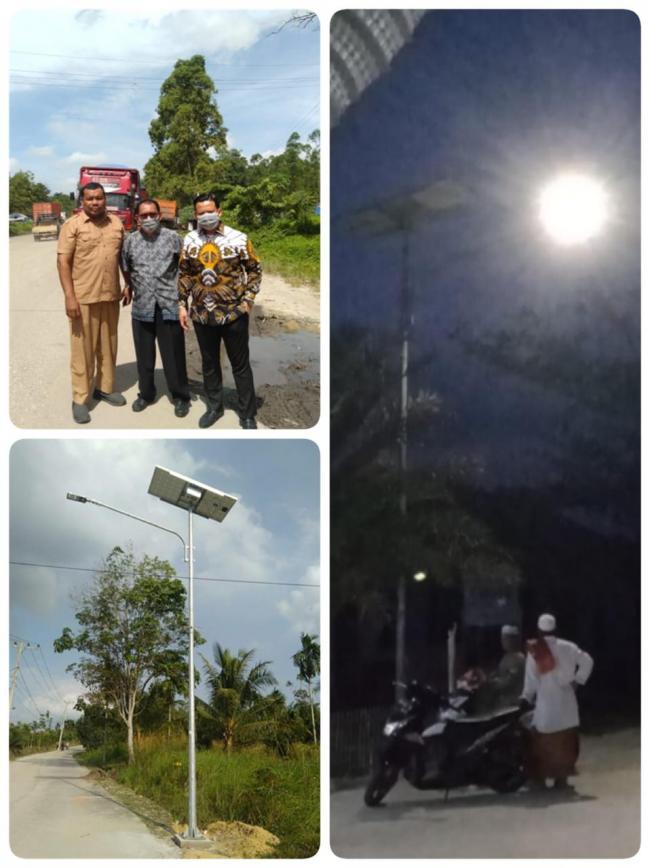 Demi Masyarakat, Androy Masukkan 33 titik Lampu Tenaga Surya Untuk Tualang