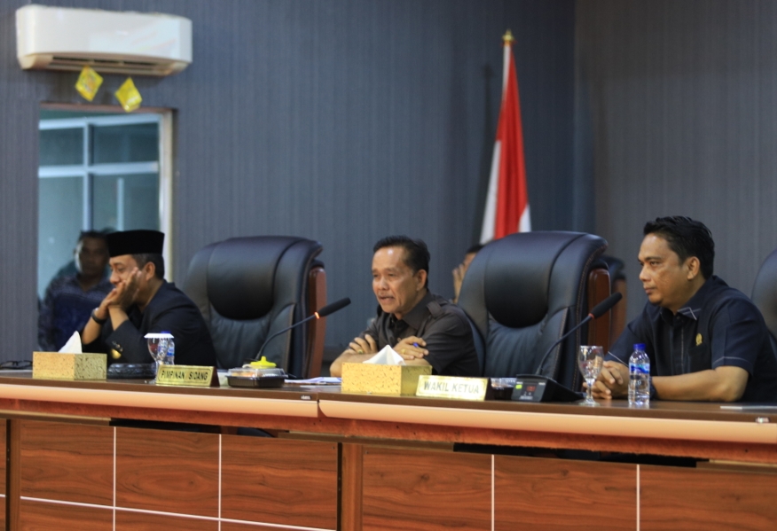 DPRD Kepulauan Meranti Laksanakan Sidang Paripurna Penetapan Pimpinan DPRD