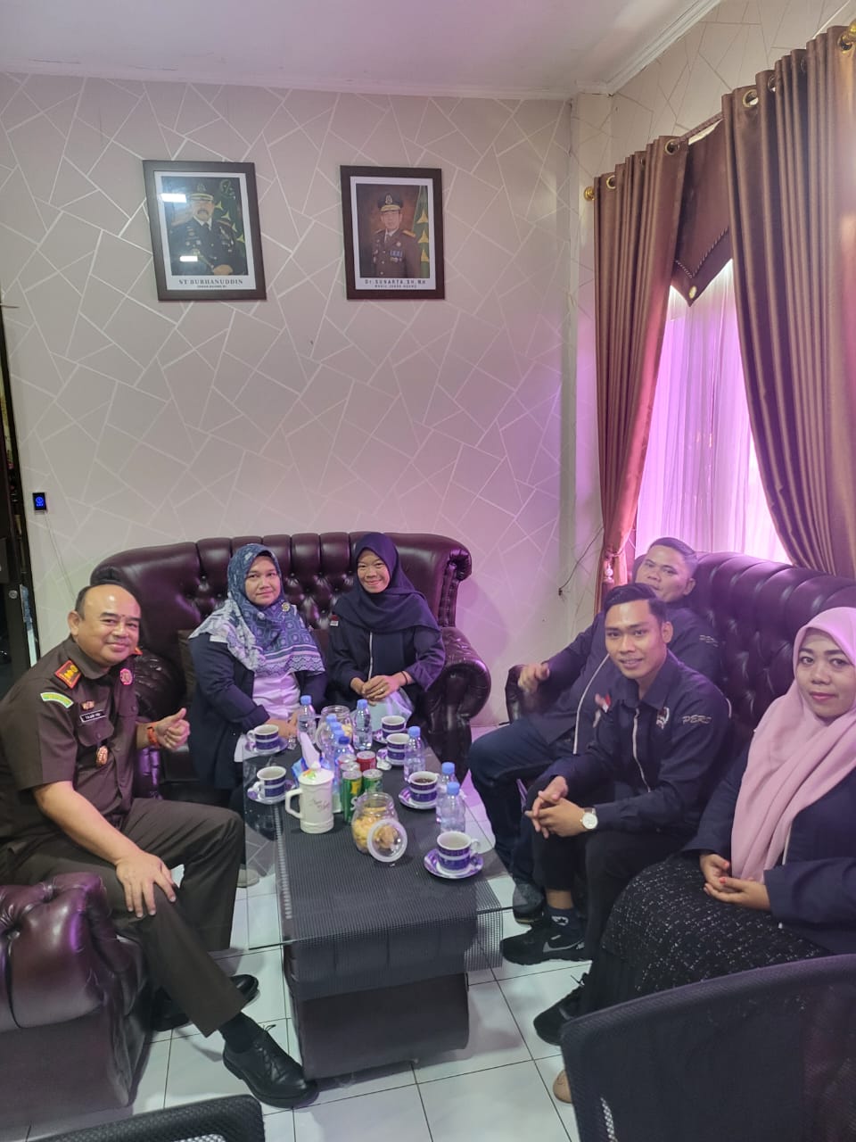 Moment Idul Fitri, DPC SPRI Rohul Kunjungi Kejaksaan Rohul