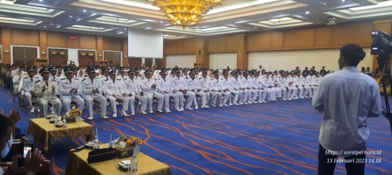 Bupati Rokan Hulu H, Sukiman Lantik 58 Kades Terpilih Tahun 2022