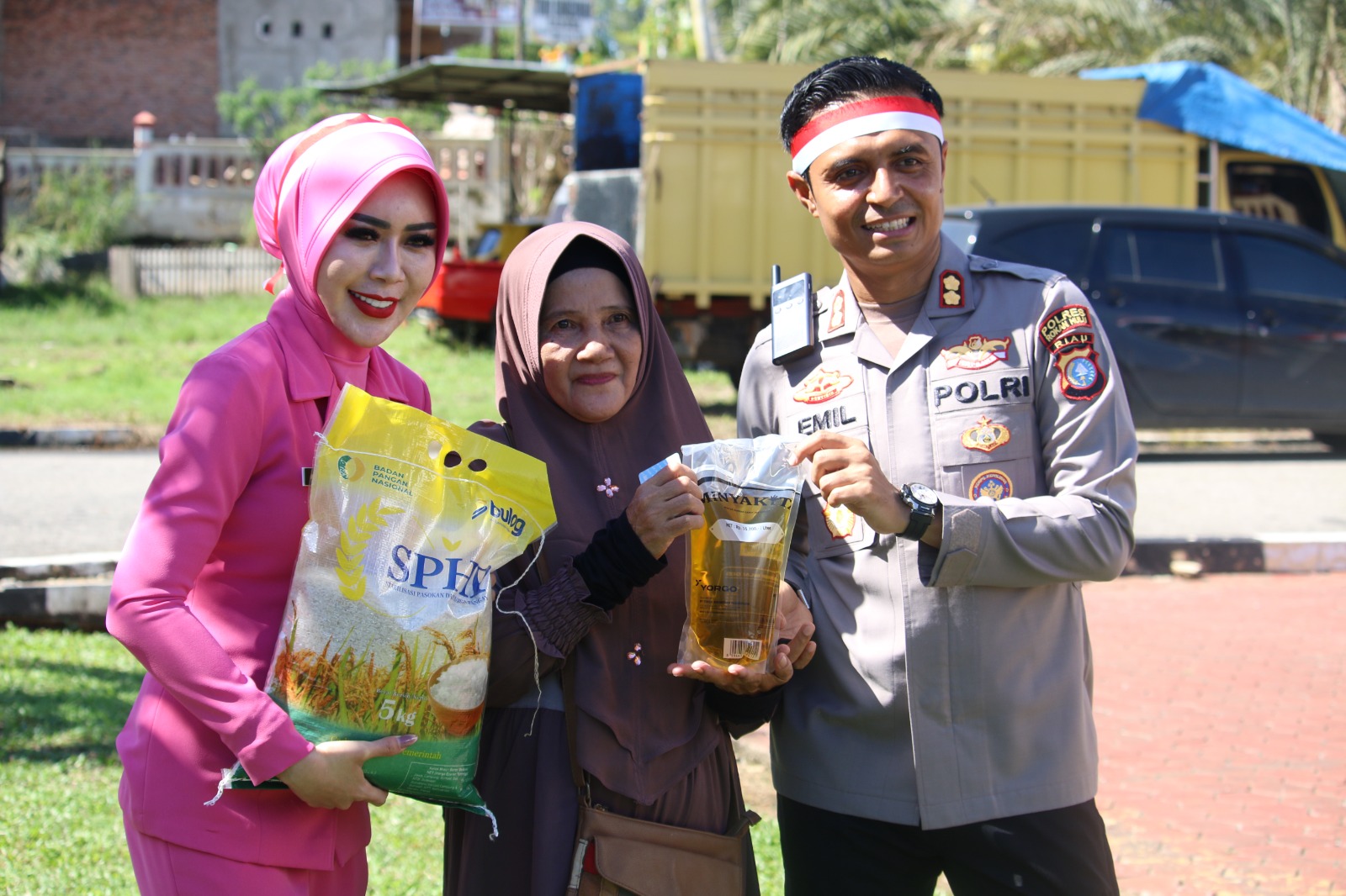 Polres Rohul Gelar Acara Bazar Pangan,Beras Murah Untuk Masyarakat