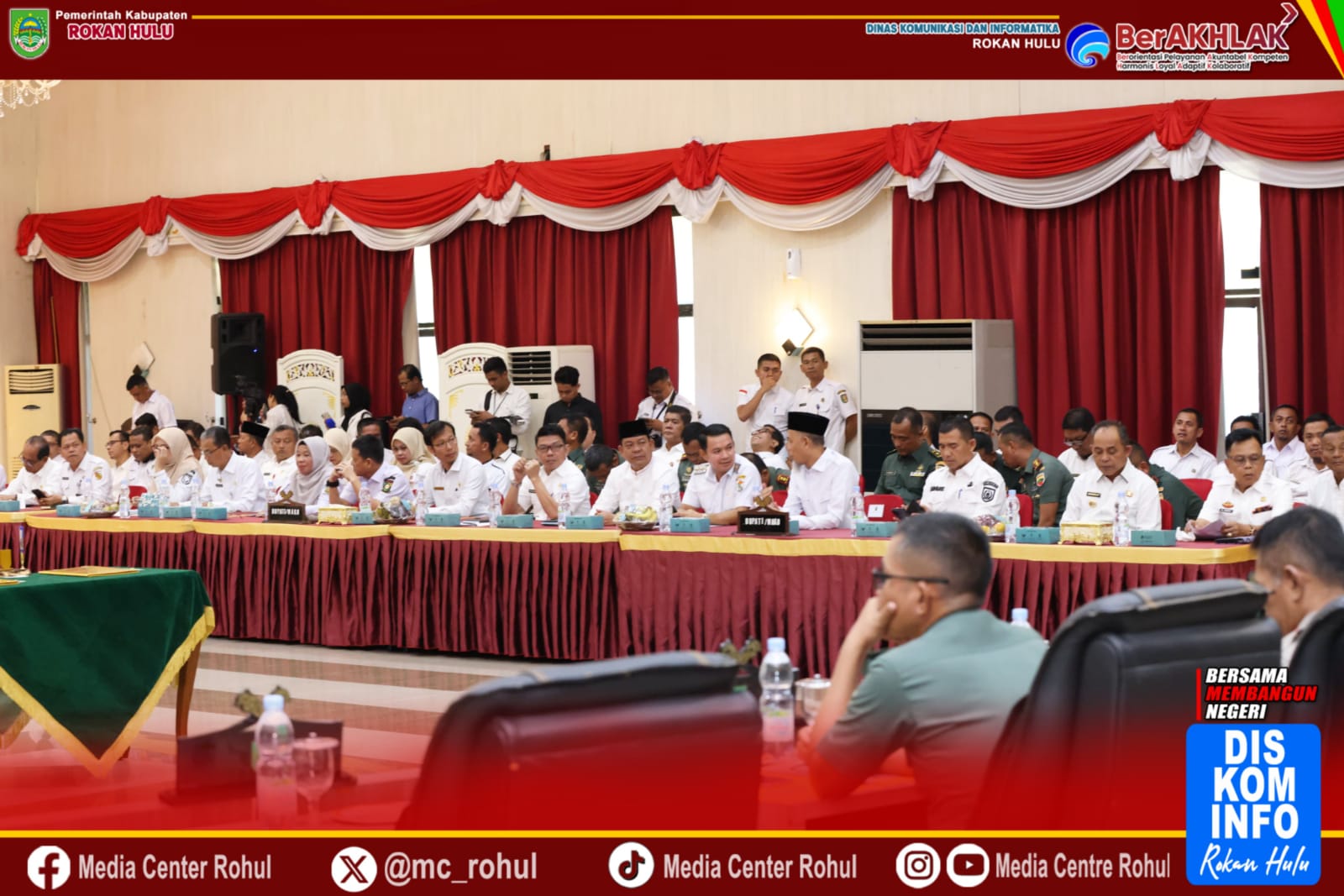 Wabup Rohul Hadiri High Level Meeting Tingkat Prov.Riau, Rohul Dukung Penuh Swasembada Pangan