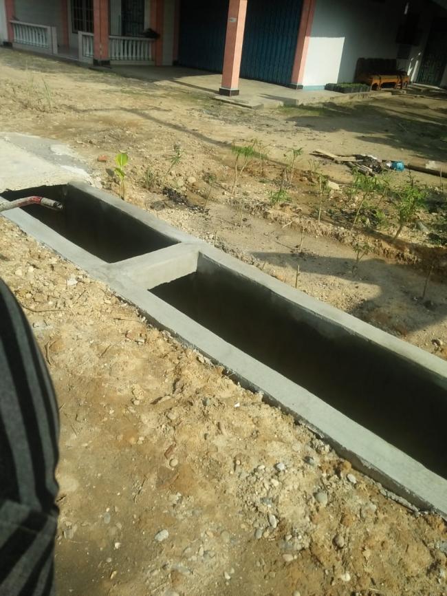 Proyek Drainase di kelurahan pasir sialang diduga tanpa Papan Informasi