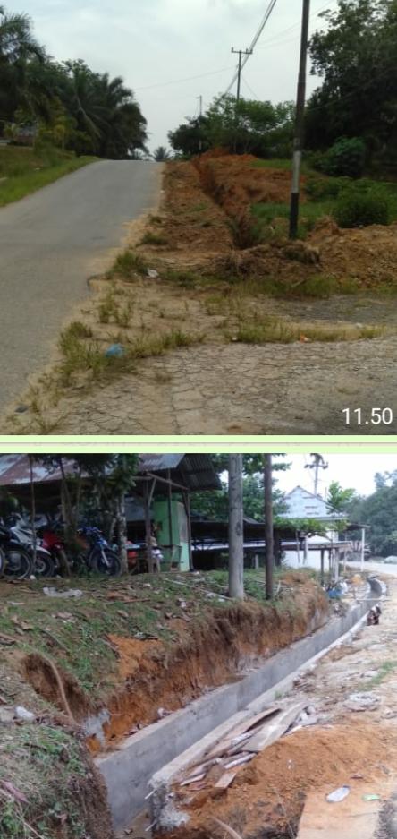 Lagi lagi Proyek Draenase di pulau Gadang dan koto masjid Tanpa Papan Informasi alias siluman