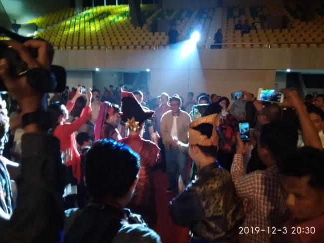 Penyambutan Wali Kota Medan dalam acara Natal Christmas Season