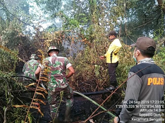 TEAM II Subsatgas III Karhutla dan MPB Hingga Kini Turun Memadamkan Api