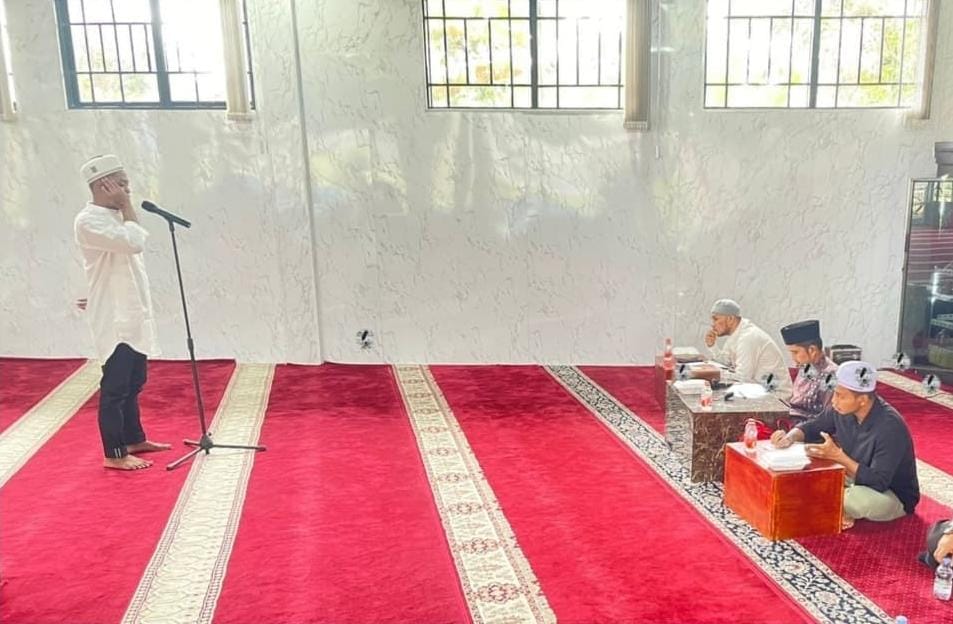 Menyambut Isra Miraj 1446 H, Lapas Rohul Adakan Lomba Azan Bagi WBP