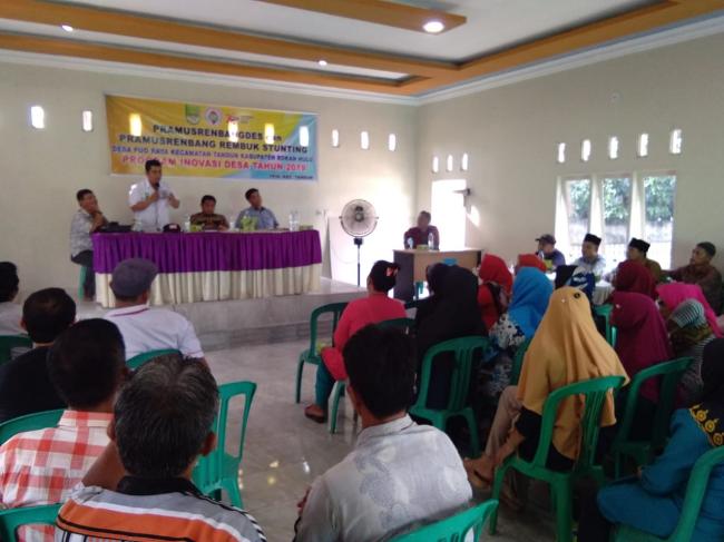 Pramusrenbangdes dan Pramusrenbang Rembuk Stunting di Desa Puo Raya,Kecamatan Tandun tahun 2019