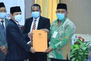 Rapat Pleno Terbuka Tentang Penetapan Pasangan Calon Terpilih Pemilihan Bupati Dan Wakil Bupati Siak
