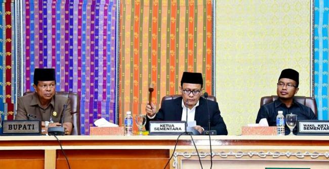 Pengesahan Tata Tertib DPRD Kab. Bengkalis