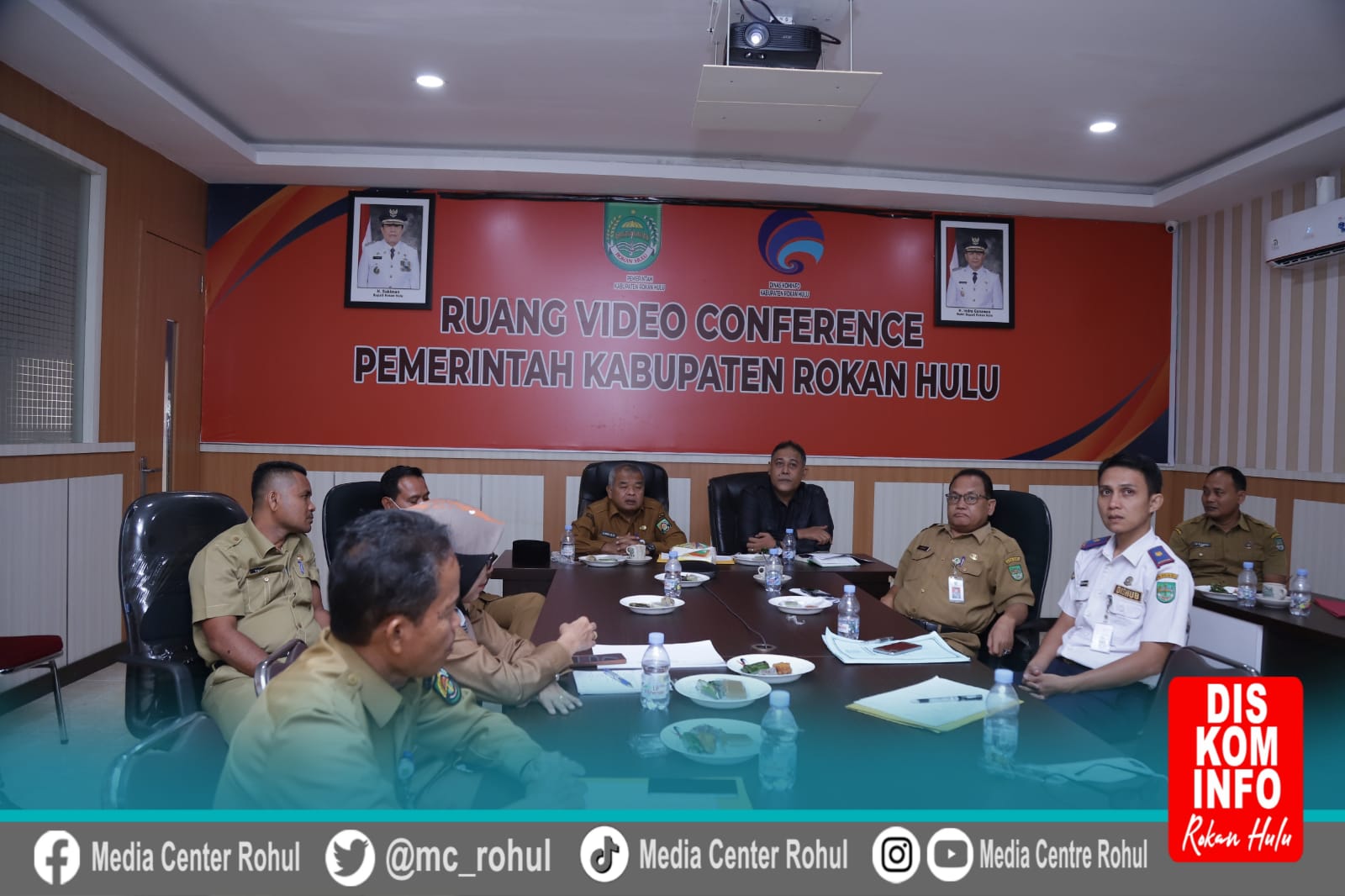 Rakor Bersama Mendagri Pemkab Rohul Ikuti Pengendalian Terkait Inflasi