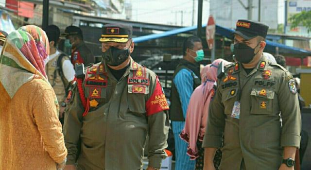 Ratusan Warga di Pelalawan Terjaring Razia Masker