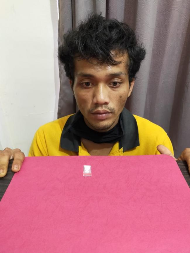 Sat Natkoba Polres Siak Kembali Menangkap Pengedar Narkotika Jenis Sabu Di kecamatan Tualang