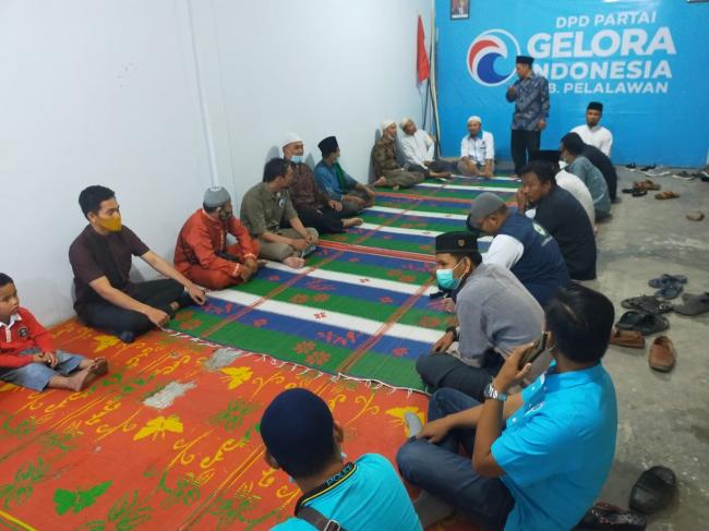 Silaturahmi DPD Gelora Pelalawan Bersama DPW Riau, Gelar Mengadakan Buka Puasa Bersama