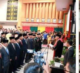 45 Anggota DPRD Kota Pekanbaru Priode 2019-2024 Resmi Dilantik