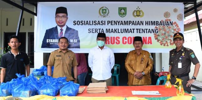 Syahrial, S.T., M.Si Sosialisasi Himbauan Serta Maklumat Tentang Covid 19