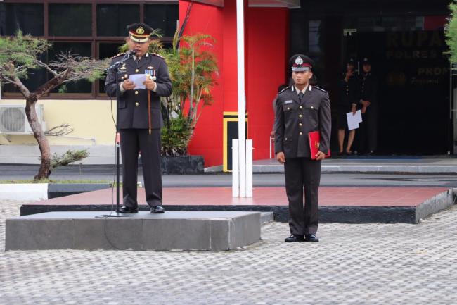 Peringati hari pahlawan 10 November 2019 Kapolres Karimun bacakan Amanat Tertulis dari Mentri Sosial