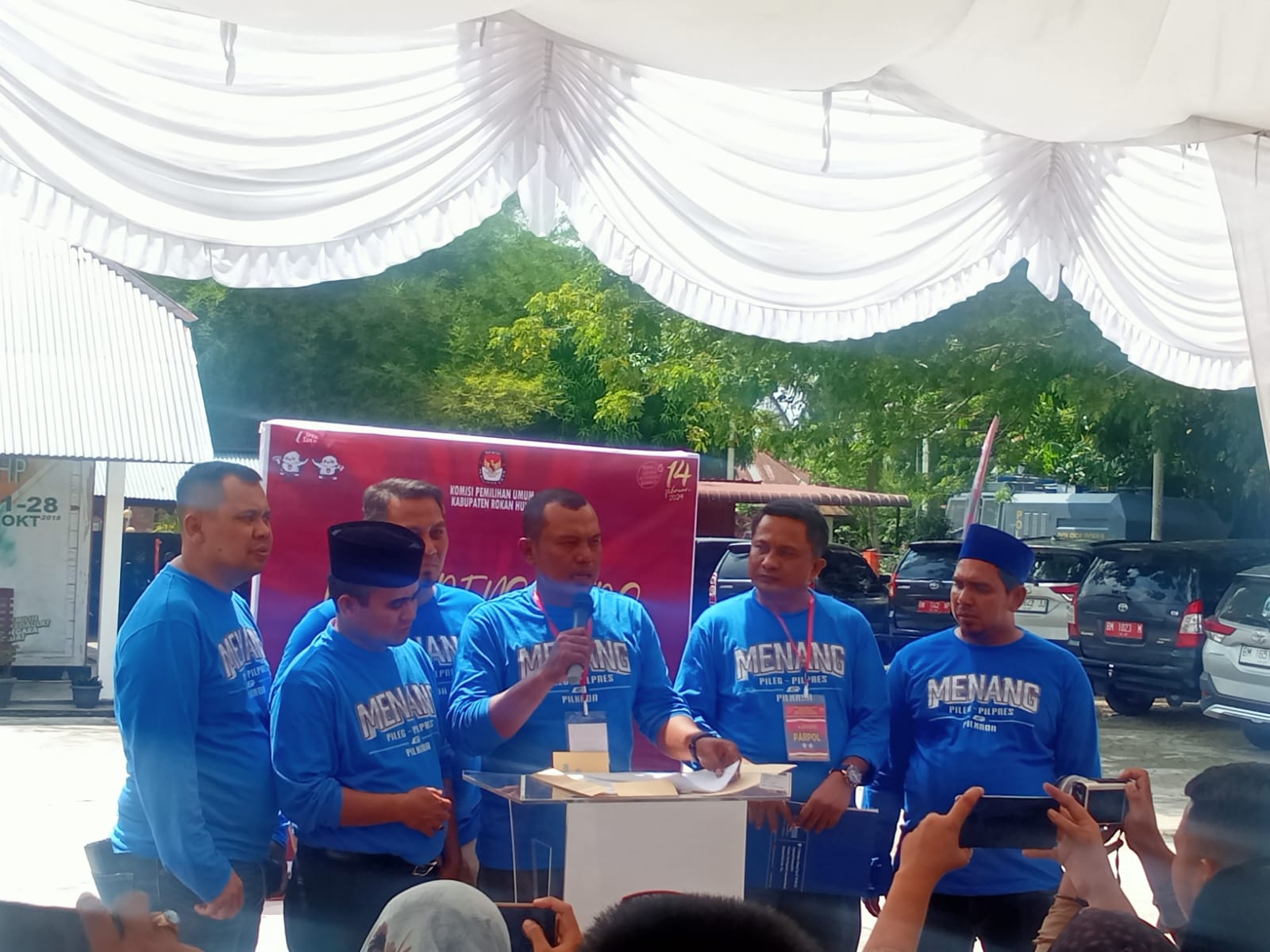 DPC Demokrat Rohul Resmi Daftarkan 45 Berkas BCAD ke KPU