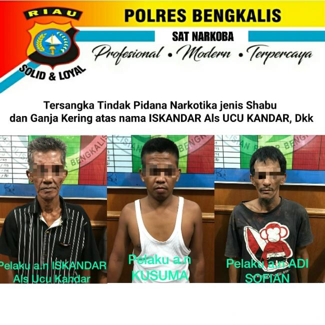 Tiga Pengedar Narkotika Akhirnya di Ringkus Polisi