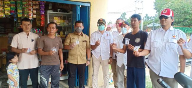 Wakil ketua DPRD Kabupaten Siak beserta kader Gerindra Kecamatan Tualang