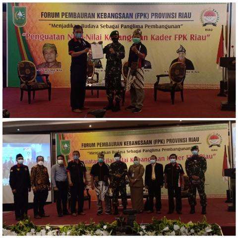 Brigjen TNI M Syech Ismed, SE.M.Han Danrem 031/WB, Hadiri Seminar Penguatan Nilai-Nilai Kebangsaan