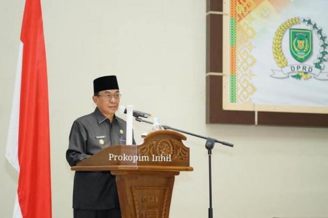Bupati Hadiri Rapat Paripurna ke-5 DPRD Kabupaten Indragiri Hilir