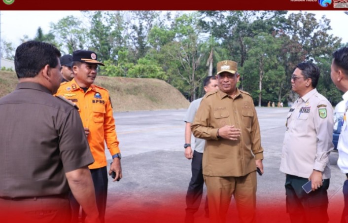 Hadiri Apel Karhutla Nasional 2025, Bupati Rohul Himbau Hindari Buka Lahan Dengan Membakar