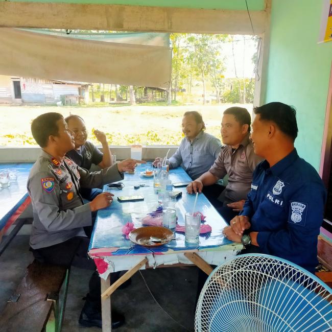 Kasat Binmas Dan Kasubsi Humas Polres Rohul Silaturrahmi Dengan Pengurus IMO