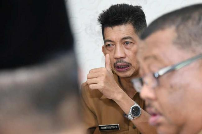 Kadis Kominfotik Johansyah, Pesan Berantai WA dan FB Dipantau, Itu Hoaks.