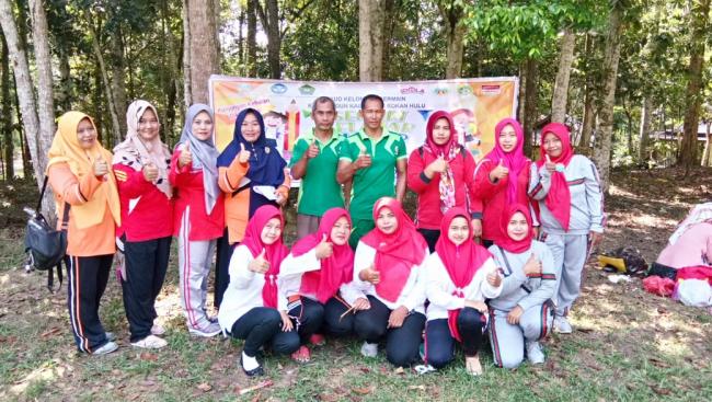 Paud Mekar Prima Desa Koto Tandun,Rokan Hulu gelar kegiatan belajar satu hari di luar kelas