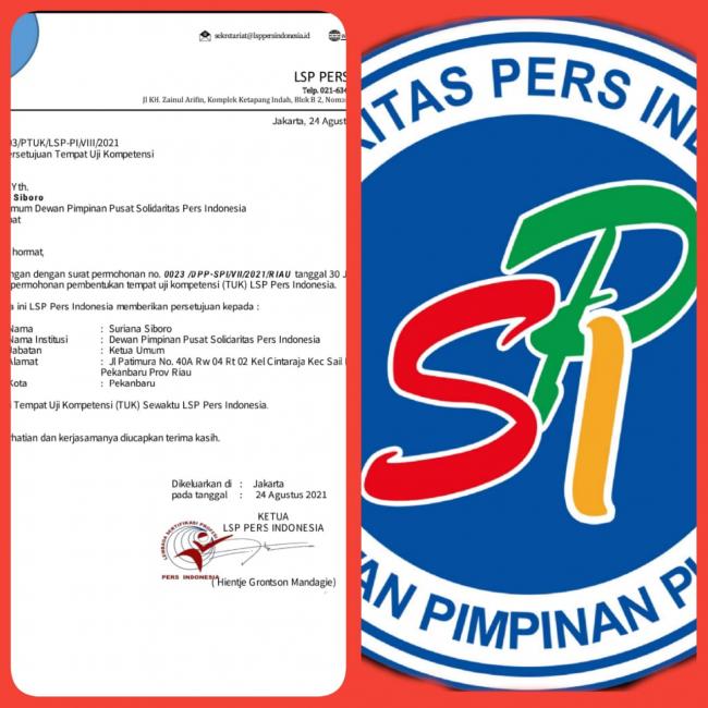 DPP-SPI Resmi Menjadi Tempat Uji Kompetensi di Provinsi Riau
