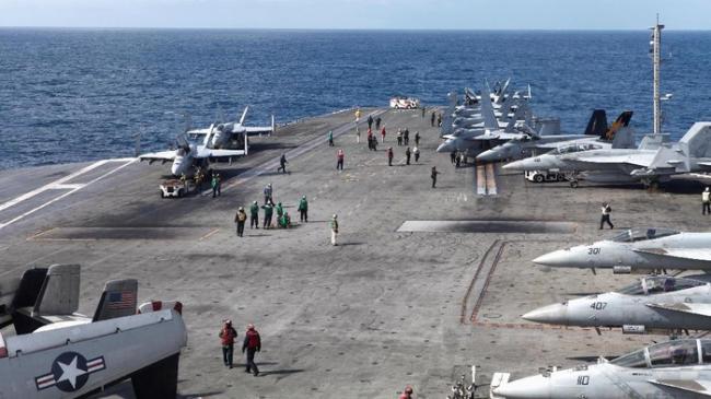 Tegang dengan China, Kapal Induk AS Masuki Laut China Selatan