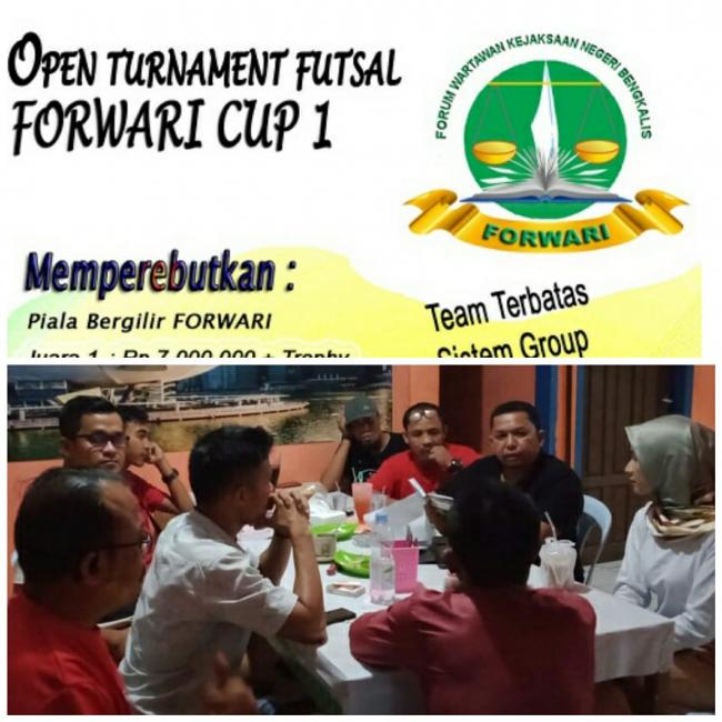 27 November Mendatang 40 Team Siap Berlaga Pada Open Turnamen Futsal Forwari Cup I