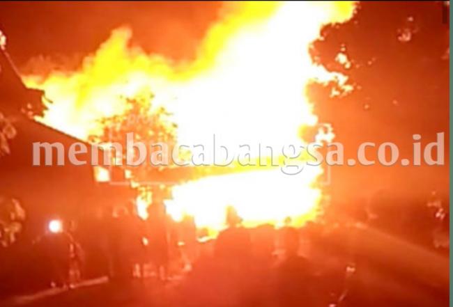 Korsleting Listrik, Empat Rumah di Kronggen Grobogan Terbakar