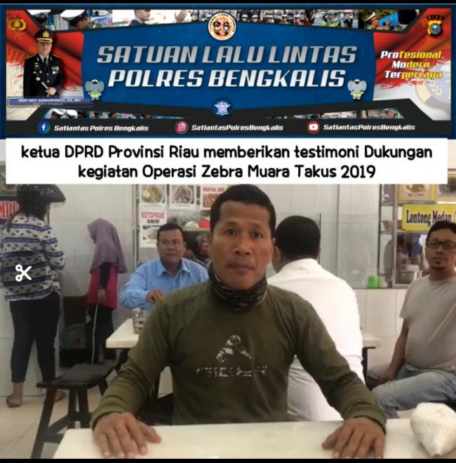Operasi kepolisian zebra muara takus 2019 Polres Bengkalis melaksanakan apel gelar pasukan