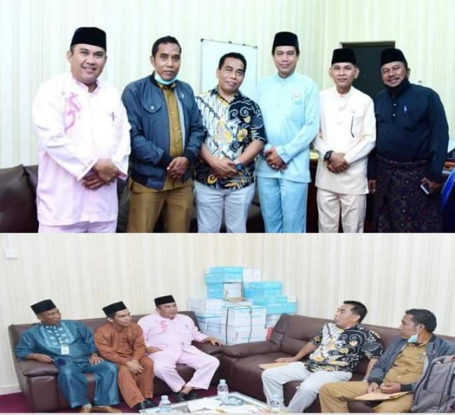 Kunker Biro Hukum Setdaprov Riau di Terima Sekretariat DPRD Bengkalis
