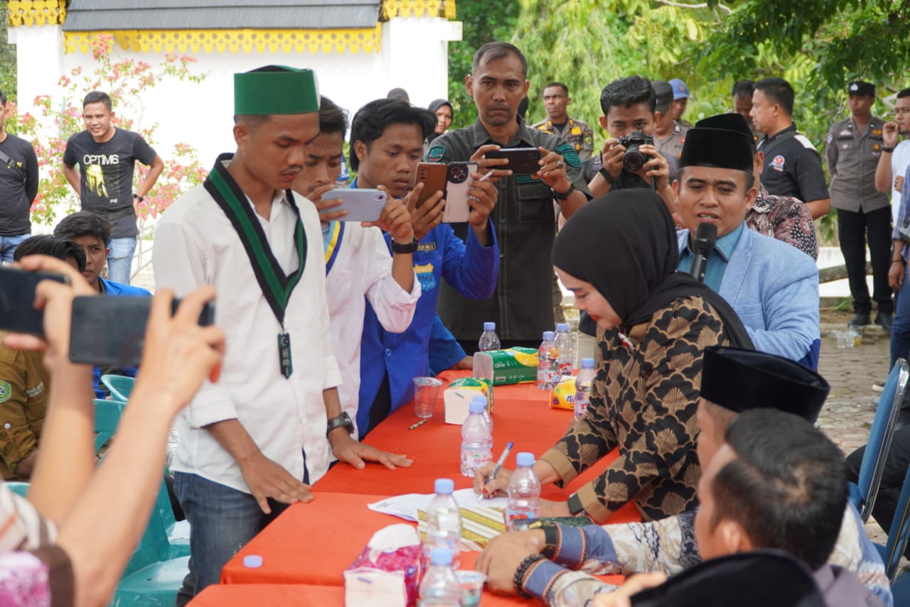 Pastikan Keamanan dan Ketertiban, Kapolres Rohul Hadiri Audiensi Aliansi Cipayung Plus di DPRD