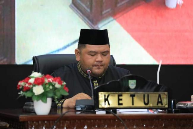Ketua DPRD Rohul Pimpin Rapat Paripurna Hari Jadi Kabupaten Rokan Hulu ke 23 Tahun