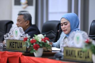 DPRD Gelar Paripurna Penyampaian LKPJ Bupati Rokan hulu TA 2024