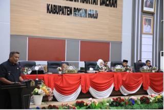 DPRD Rohul Gelar Paripurna Pertanggungjawaban APBD 2024, Bupati Anton Umumkan Raih Opini WTP ke-9