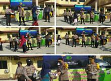 Polres Bengkalis Melakukan Kegiatan Sosial Memberikan Sembako Kepada Masyarakat
