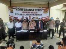 Polres Lampung Utara lumpuhkan tersangka Spesialis Curanmor lintas Provinsi