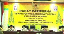 Peringati Hari Jadi Kabupaten Kampar ke-71, DPRD Kampar Gelar Rapat Paripurna