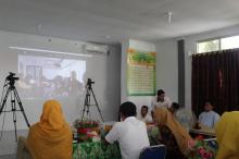 Laporkan Covid-19 di Kampar Diskes dan RSUD Teleconference dengan Diskes Provinsi Riau